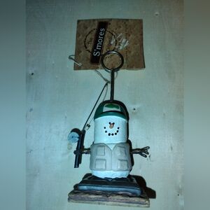 The Original S'mores Midwest Green Hat Christmas Holiday Ornament/Photo Holder